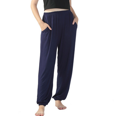 Dámske pyžamové nohavice s vysokým pásom, elastické a dlhé, plus size, na tanec, ležérne, s vysokým pásom, 7xl, 6xl, 5xl