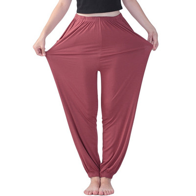 Dámske pyžamové nohavice s vysokým pásom, elastické a dlhé, plus size, na tanec, ležérne, s vysokým pásom, 7xl, 6xl, 5xl