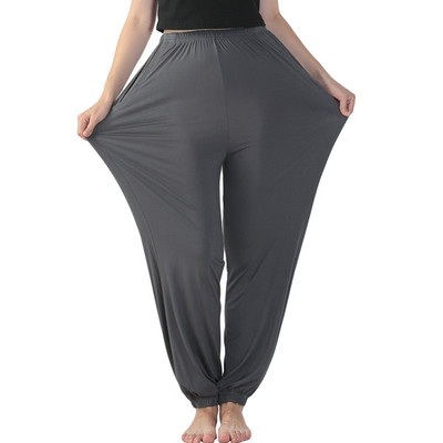 Dámske pyžamové nohavice s vysokým pásom, elastické a dlhé, plus size, na tanec, ležérne, s vysokým pásom, 7xl, 6xl, 5xl