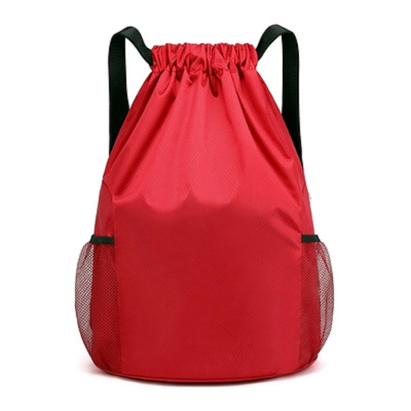 Νέα φορητή τσάντα με κορδόνι Pu φοιτητικό σακίδιο πλάτης Αδιάβροχο σακίδιο πλάτης αθλητικής ιππασίας Γυμναστήριο Παπούτσια κορδονιών Πακέτα οργάνωσης ρούχων