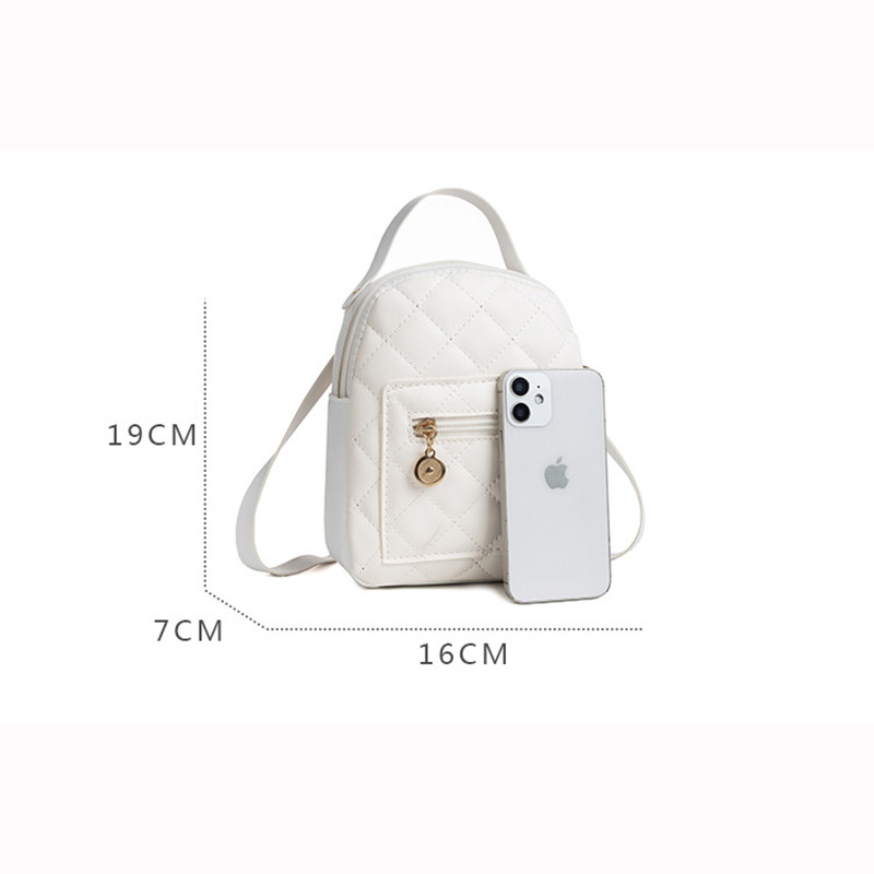 Naiste õlakott vabaaja telefonikott Mochila koolikott Tikitud väikesed seljakotid naistele PU nahast сумка рюкзак женская