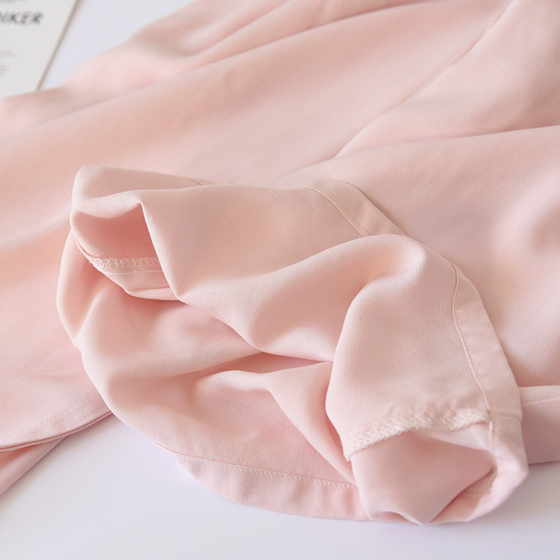 Puuvillast viskoosist lilleprinteriga Caprise magamispüksid naiste kevadsuvisteks elegantsed laia säärega sääsekindlad kodupüksid