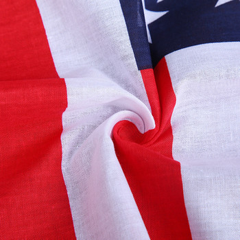 Διακόσμηση κολιέ σκύλου Μαντήλι με κολάρο με αμερικανική σημαία