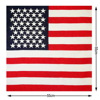 Διακόσμηση κολιέ σκύλου Μαντήλι με κολάρο με αμερικανική σημαία