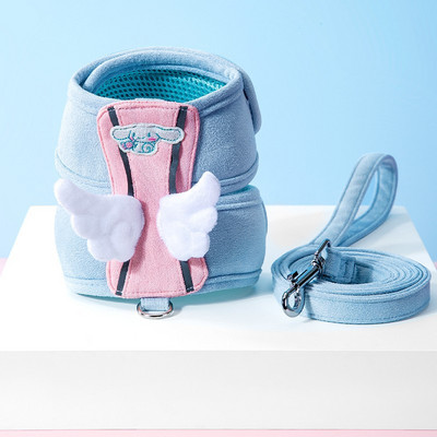 Σετ λουριών και λουριών γάτας-Αξιολάτρευτα λουριά και λουριά για σκύλους κατοικίδιων ζώων με αξεσουάρ σκύλου για σκύλους για κουτάβι φτερό αγγέλου