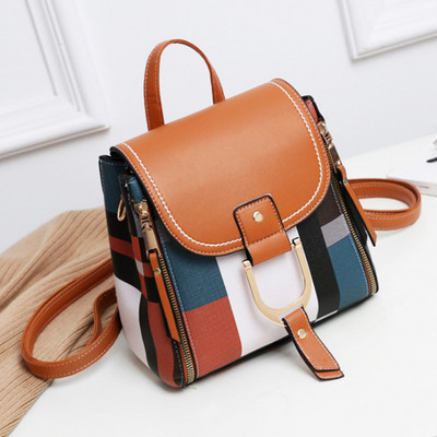 HJPHOEBAG Rucsacuri din piele PU pentru femei, genți de școală pentru femei, genți de umăr de călătorie pentru fete adolescente, mochila YC255