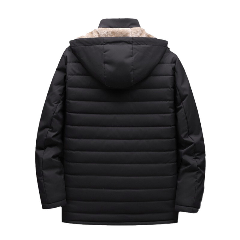 Ανδρικό χειμωνιάτικο μπουφάν Αποσπώμενη κουκούλα Ζεστό μπουφάν Ψυχρή αντίσταση Ανδρικό παχύ παλτό Ελαφρύ θερμικό μπουφάν για άνδρες