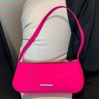 Γυναικεία τσάντα τσάντα αναψυχής Μεγάλης χωρητικότητας συμπαγής τσάντα ώμου ταξιδιού Nylon τσάντες μασχάλης για ραντεβού Αγορές Καθημερινή χρήση