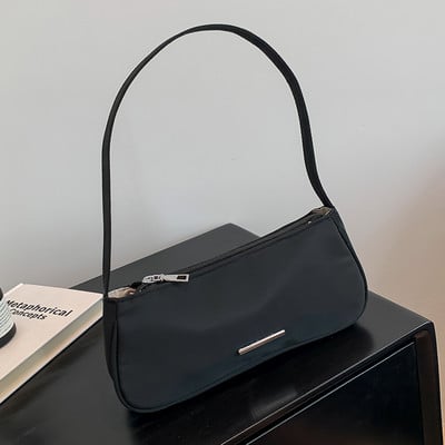 Γυναικεία τσάντα τσάντα αναψυχής Μεγάλης χωρητικότητας συμπαγής τσάντα ώμου ταξιδιού Nylon τσάντες μασχάλης για ραντεβού Αγορές Καθημερινή χρήση