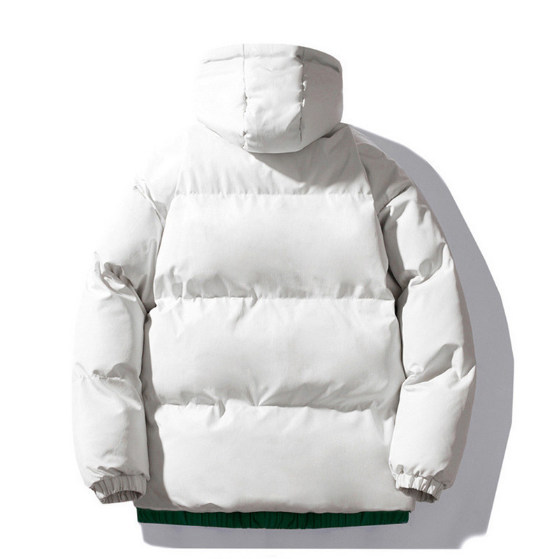 Jachetă de iarnă pentru bărbați Jachetă ocazională cu glugă, rezistentă la vânt, caldă, îngroșată Jachete ușoare căptușite pentru bărbați мужская зимняя куртка