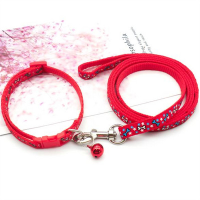 Μόδα κολάρο κατοικίδιων ζώων Σχοινί έλξης Κοκκάλια Μοτίβο Χαριτωμένα ρυθμιζόμενα κολάρα για σκύλους γάτα κουτάβι γατάκι DIY Αξεσουάρ για κατοικίδια