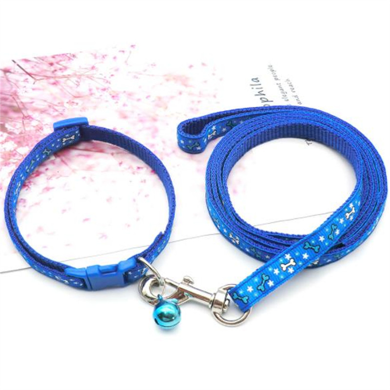 Μόδα κολάρο κατοικίδιων ζώων Σχοινί έλξης Κοκκάλια Μοτίβο Χαριτωμένα ρυθμιζόμενα κολάρα για σκύλους γάτα κουτάβι γατάκι DIY Αξεσουάρ για κατοικίδια