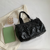 Γυναικεία φουσκωτή τσάντα χιαστί Τσάντα τσάντα με μαλακή επένδυση Μεγάλης χωρητικότητας Ρυθμιζόμενη με ιμάντα, Ελαφρύ τσαντάκι αγορών