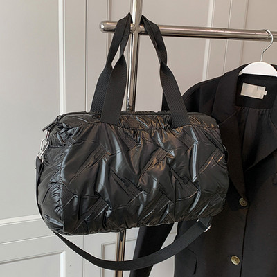 Γυναικεία φουσκωτή τσάντα χιαστί Τσάντα τσάντα με μαλακή επένδυση Μεγάλης χωρητικότητας Ρυθμιζόμενη με ιμάντα, Ελαφρύ τσαντάκι αγορών