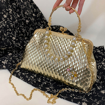 Luksuzne dizajnerske ručne torbe Torba na rame Messenger torbe za žene Pearl Chain Eveing Party Clutches Totes Torbe preko ramena za žene