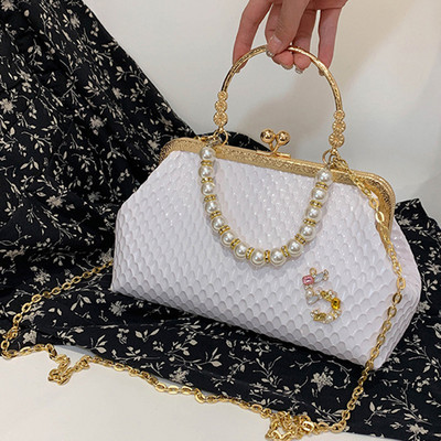 Luksuzne dizajnerske ručne torbe Torba na rame Messenger torbe za žene Pearl Chain Eveing Party Clutches Totes Torbe preko ramena za žene