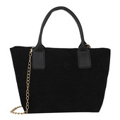 Γυναικεία κοτλέ τσάντα ώμου Ευέλικτη τσάντα κοτλέ τσάντα με φερμουάρ Κοτλέ τσάντα φόρμας Casual μόδα Γυναικεία τσάντα μετακίνησης