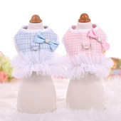 Σετ λουριών και λουριών λουριών πριγκίπισσας για μικρό σκύλο Φθινόπωρο/Χειμώνα Τσιουάουα χαριτωμένο γιλέκο σκύλου για περπάτημα