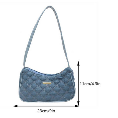 Fashion Vintage γυναικείες τσάντες ώμου Y2k Γυναικεία τσάντα μασχάλης Sweet Cool με αλυσίδα πεταλούδας Γυναικεία τσάντα μασχάλης τζιν Γυναικεία τσάντα τσάντα