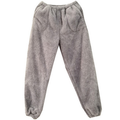 Γυναικείο φανελένιο παντελόνι ύπνου Κομψό βελούδινο χειμερινό πακέτο μαλακό παχύρρευστο ζεστό παντελόνι από φλις κοραλί Ulzzang Γυναικείο Νέο