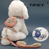 Σχοινί έλξης σκύλου Ρυθμιζόμενο σακίδιο για κατοικίδια Poodle Bixiong Σχοινί έλξης Στήθος Κολάρο γάτας Κοστούμι Αξεσουάρ σκύλου Είδη για κατοικίδια