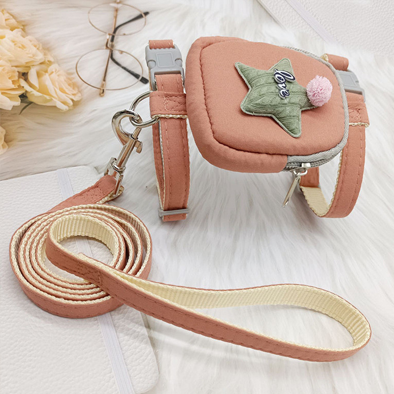 Σχοινί έλξης σκύλου Ρυθμιζόμενο σακίδιο για κατοικίδια Poodle Bixiong Σχοινί έλξης Στήθος Κολάρο γάτας Κοστούμι Αξεσουάρ σκύλου Είδη για κατοικίδια