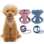 Σετ Ρυθμιζόμενο λουρί για σκύλους για γάτες που αναπνέουν Ζώνες λουριών με λουρί για στήθος με σχοινί πρόσφυσης Ζώνες σκύλου για κουτάβι με λουρί