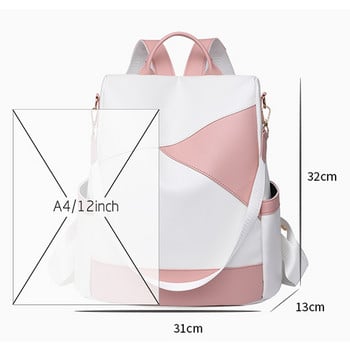 Модна дизайнерска раница от PU кожа Ученическа чанта за момиче с голям капацитет Раница против кражба за свободното време Дамска раница за пътуване Mochilas