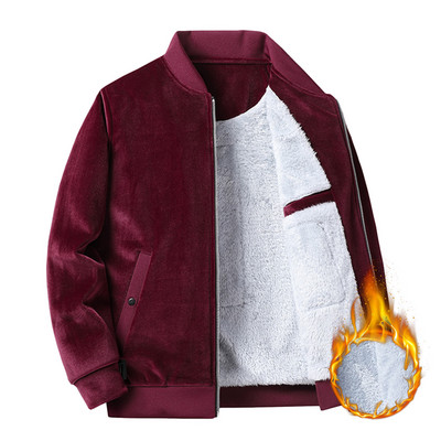 Χειμερινά μπουφάν για άντρες παλτό Χειμερινό σακάκι με σχίσιμο μπουφάν Puff ανδρικό κουμπί Μασίφ από μακρύ μανίκι τσέπη Fly Jacket παλτό μπουφάν βροχής