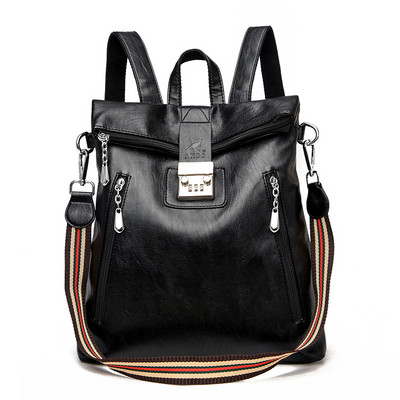 Vargusvastane koodlukk Mood naiste seljakott Kvaliteetne noorte nahast seljakotid teismelistele tüdrukutele Naiste kooli õlakott