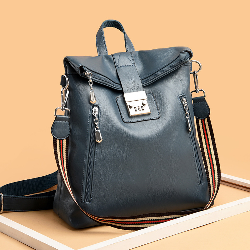 Vargusvastane koodlukk Mood naiste seljakott Kvaliteetne noorte nahast seljakotid teismelistele tüdrukutele Naiste kooli õlakott