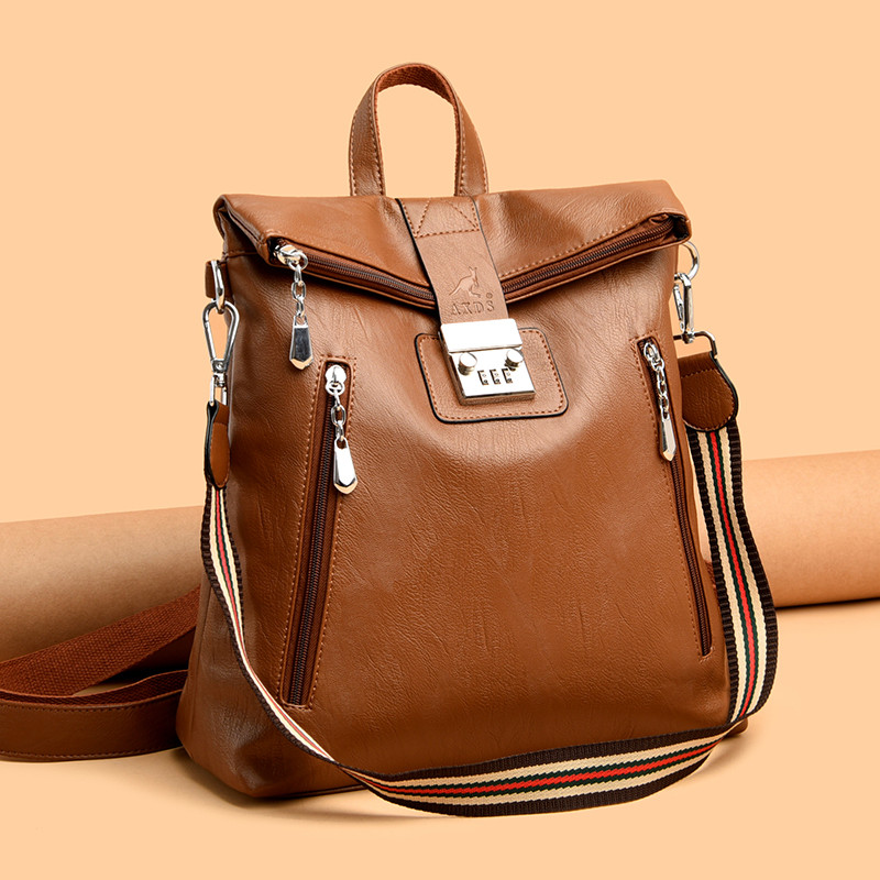 Vargusvastane koodlukk Mood naiste seljakott Kvaliteetne noorte nahast seljakotid teismelistele tüdrukutele Naiste kooli õlakott
