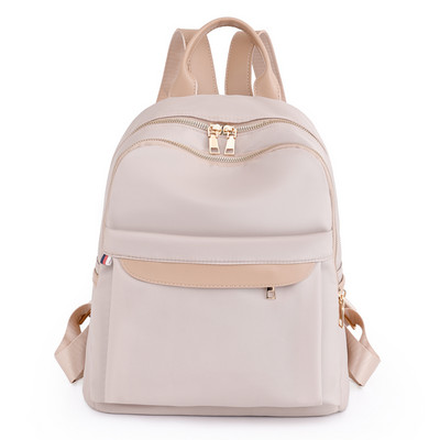 Νέα αδιάβροχη νάιλον γυναικεία τσάντα πλάτης Γυναικεία τσάντα ταξιδιού Σχολική τσάντα για έφηβες μονόχρωμη τσάντα βιβλίου Mochila