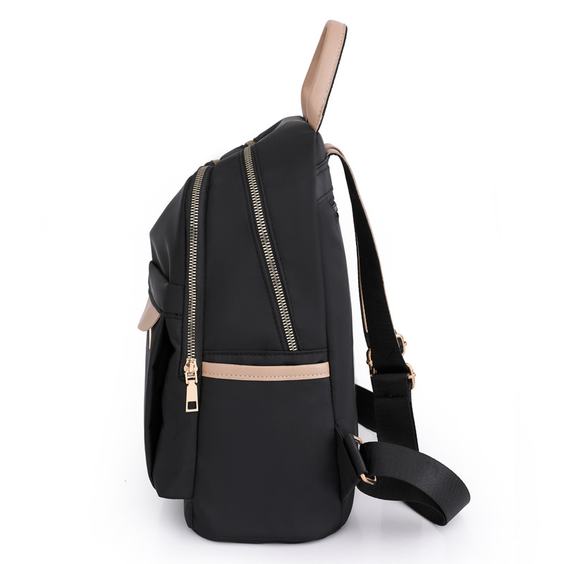 Νέα αδιάβροχη νάιλον γυναικεία τσάντα πλάτης Γυναικεία τσάντα ταξιδιού Σχολική τσάντα για έφηβες μονόχρωμη τσάντα βιβλίου Mochila