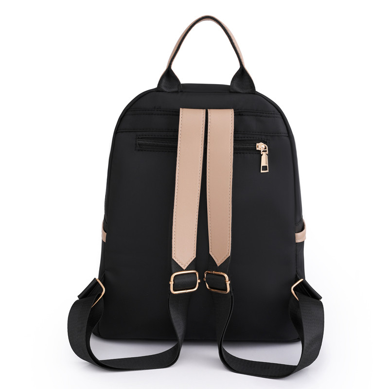 Νέα αδιάβροχη νάιλον γυναικεία τσάντα πλάτης Γυναικεία τσάντα ταξιδιού Σχολική τσάντα για έφηβες μονόχρωμη τσάντα βιβλίου Mochila