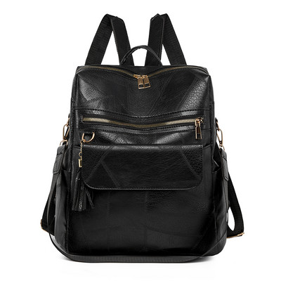 Kvaliteetsest nahast naiste vintage kott Koolikotid reisikott Naiste raamatukotid Naiste seljakott Suure mahutavusega seljakott rahakotid