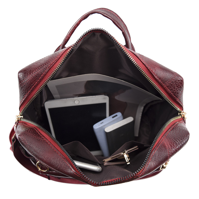 Kvaliteetsest nahast naiste vintage kott Koolikotid reisikott Naiste raamatukotid Naiste seljakott Suure mahutavusega seljakott rahakotid