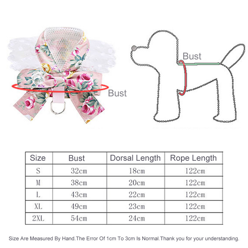 Σετ λουριών και λουριών για σκύλους, απόδειξη διαφυγής από μαλακό πλέγμα για μικρόσωμους σκύλους και γάτες, ρυθμιζόμενο γιλέκο λουριών για σκύλους Easy Control με μεγάλο τόξο