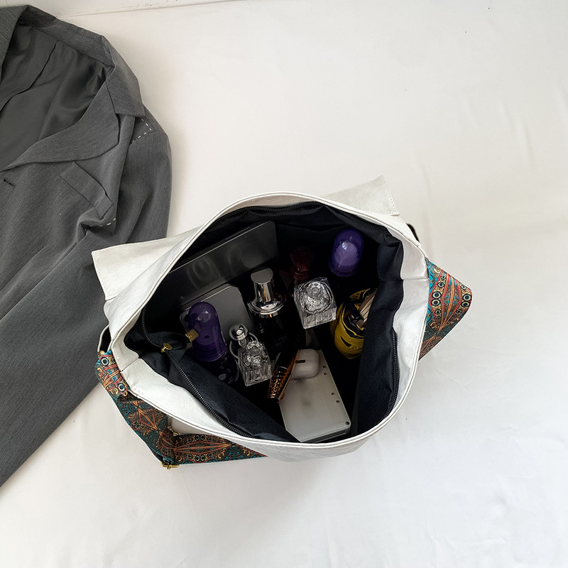 Vintage μονόχρωμο δερμάτινο γυναικείο τσαντάκι ώμου Απλή τσάντα με φαρδύ λουράκι ρετρό τσάντα χιαστί μαξιλαριού