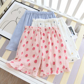 Ιαπωνικό καλοκαιρινό νέο γυναικείο παντελόνι πιτζάμα 100% βαμβακερό κρεπ σορτς μεγάλο μέγεθος χαλαρό χαριτωμένο σορτς σπίτι παντελόνι παντελόνι παντελόνι πιτζάμα