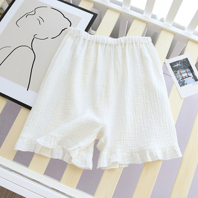Ιαπωνικό καλοκαιρινό νέο γυναικείο παντελόνι πιτζάμα 100% βαμβακερό κρεπ σορτς μεγάλο μέγεθος χαλαρό χαριτωμένο σορτς σπίτι παντελόνι παντελόνι παντελόνι πιτζάμα