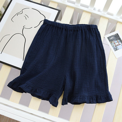 Ιαπωνικό καλοκαιρινό νέο γυναικείο παντελόνι πιτζάμα 100% βαμβακερό κρεπ σορτς μεγάλο μέγεθος χαλαρό χαριτωμένο σορτς σπίτι παντελόνι παντελόνι παντελόνι πιτζάμα