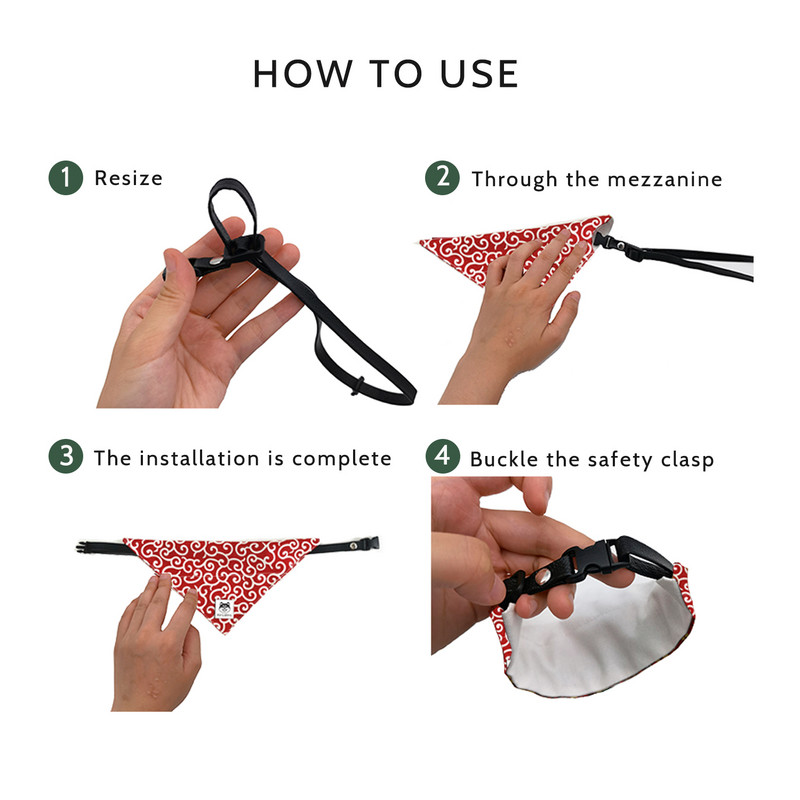 Accesorii noi pentru câini Guler bandană pentru câine de companie Guler pentru câine Batic drăguț și Shiba Inu imprimat triunghi eșarfă pentru gât Saliva