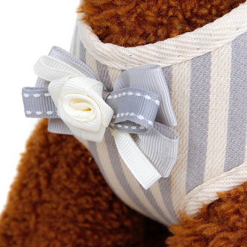 Ham pentru câini pentru pisici pentru animale de companie, cu lesă, cureaua pentru piept în aer liber, centură de modă, în dungi, vestă respirabilă din plasă moale pentru câini de talie mică, pisici