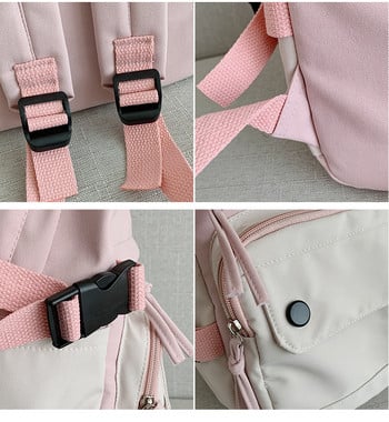 Γυναικείο σακίδιο πλάτης Harajuku Χαριτωμένο μαθητικό καμβά σχολική τσάντα για κορίτσι Casual ταξιδιωτικό σακίδιο πλάτης καμβά Γυναικείο σακίδιο τσάντα ημέρας