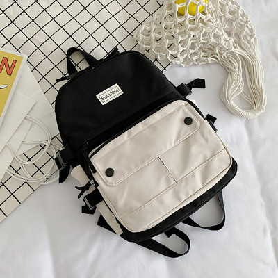 Γυναικείο σακίδιο πλάτης Harajuku Χαριτωμένο μαθητικό καμβά σχολική τσάντα για κορίτσι Casual ταξιδιωτικό σακίδιο πλάτης καμβά Γυναικείο σακίδιο τσάντα ημέρας
