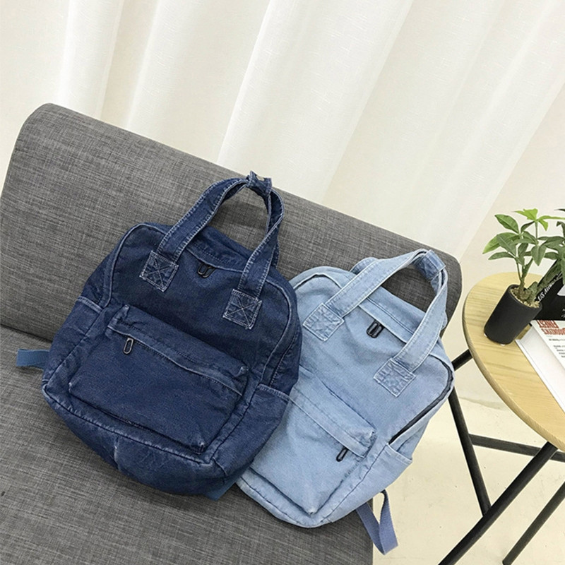 Női hátizsák Vintage farmer iskolai könyves táska kézitáska hátizsák hátizsák válltáska tinédzser lányoknak