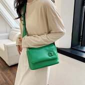 Απλές τάσεις χιαστί τσάντες για γυναίκες Solid Wild Flap Shoulder Bag Lady Designer Μικρές γυναικείες τσάντες και πορτοφόλια Νέα μόδα