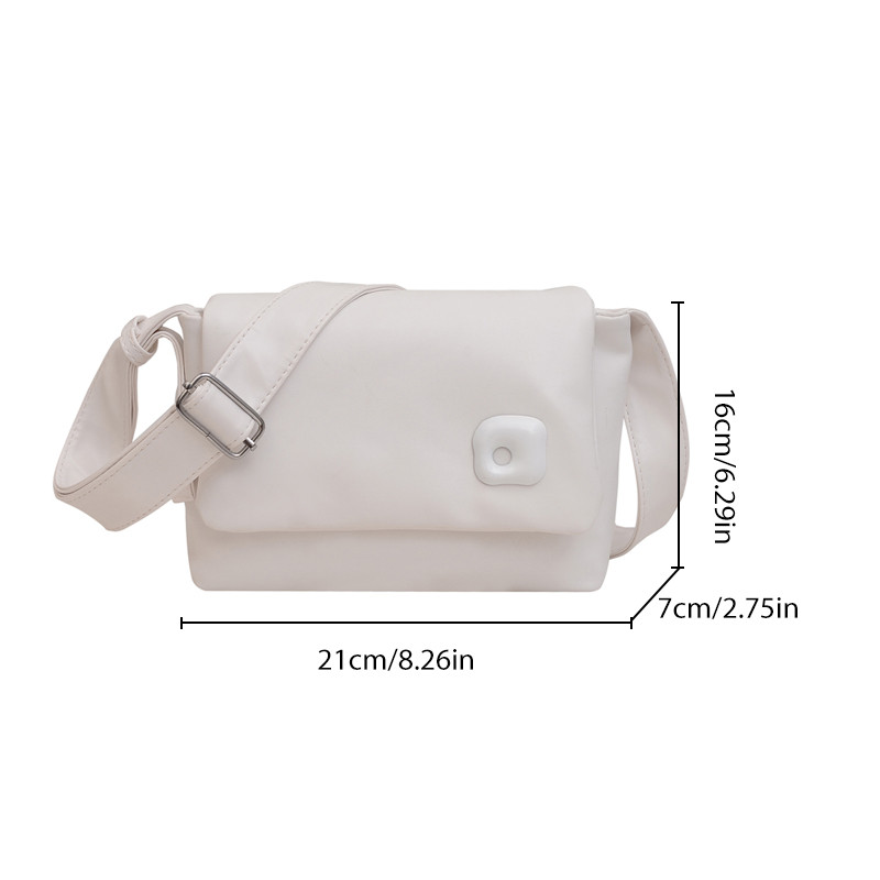 Απλές τάσεις χιαστί τσάντες για γυναίκες Solid Wild Flap Shoulder Bag Lady Designer Μικρές γυναικείες τσάντες και πορτοφόλια Νέα μόδα