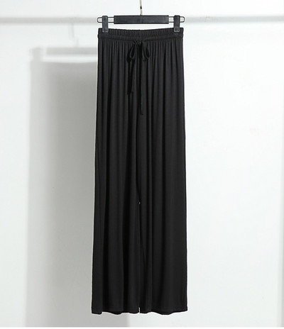 Άνετο μασίφ Μοντάλ βαμβακερό μακρύ παντελόνι για το σπίτι Γυναικεία ρούχα Παντελόνι ύπνου Γυναικεία ενδυμασία σαλονιού Νυχτερινά ρούχα Σπίτι Casual Nighty